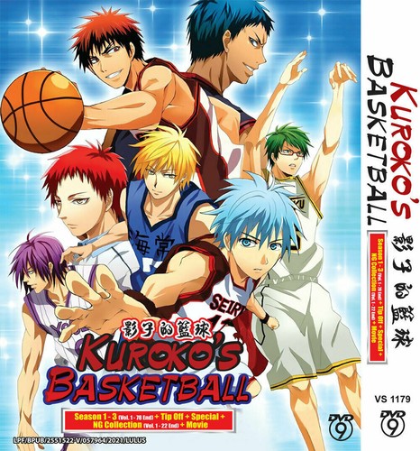 Dvd anime kuroko - no, basket