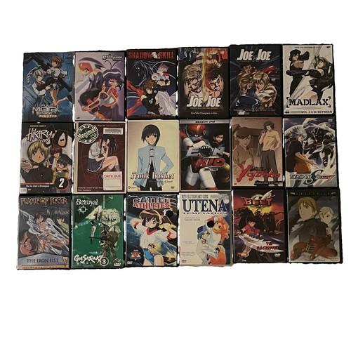 Vintage anime dvd lot mixed - anime,